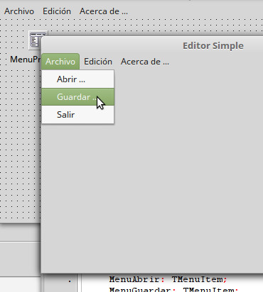 Editor simple en Lazarus - 01
